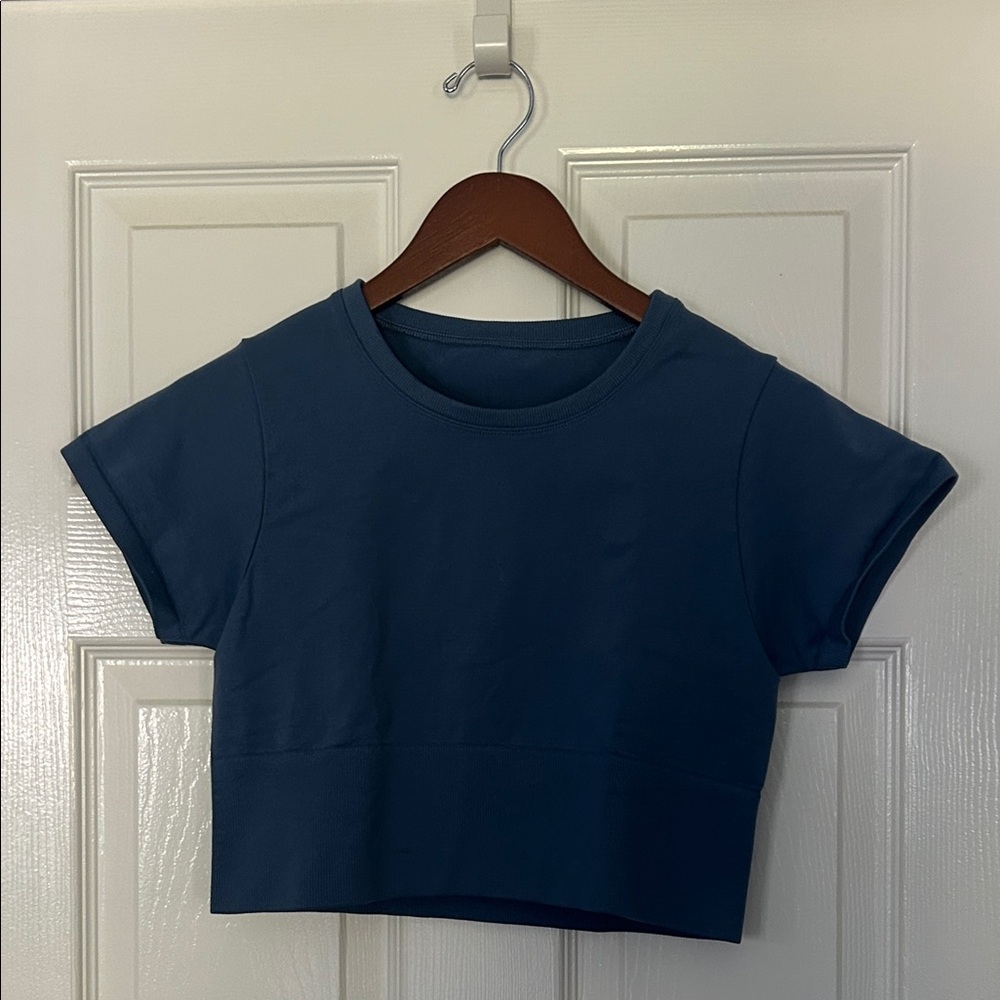 Offline Classic Blue Women's Crop Top Size M